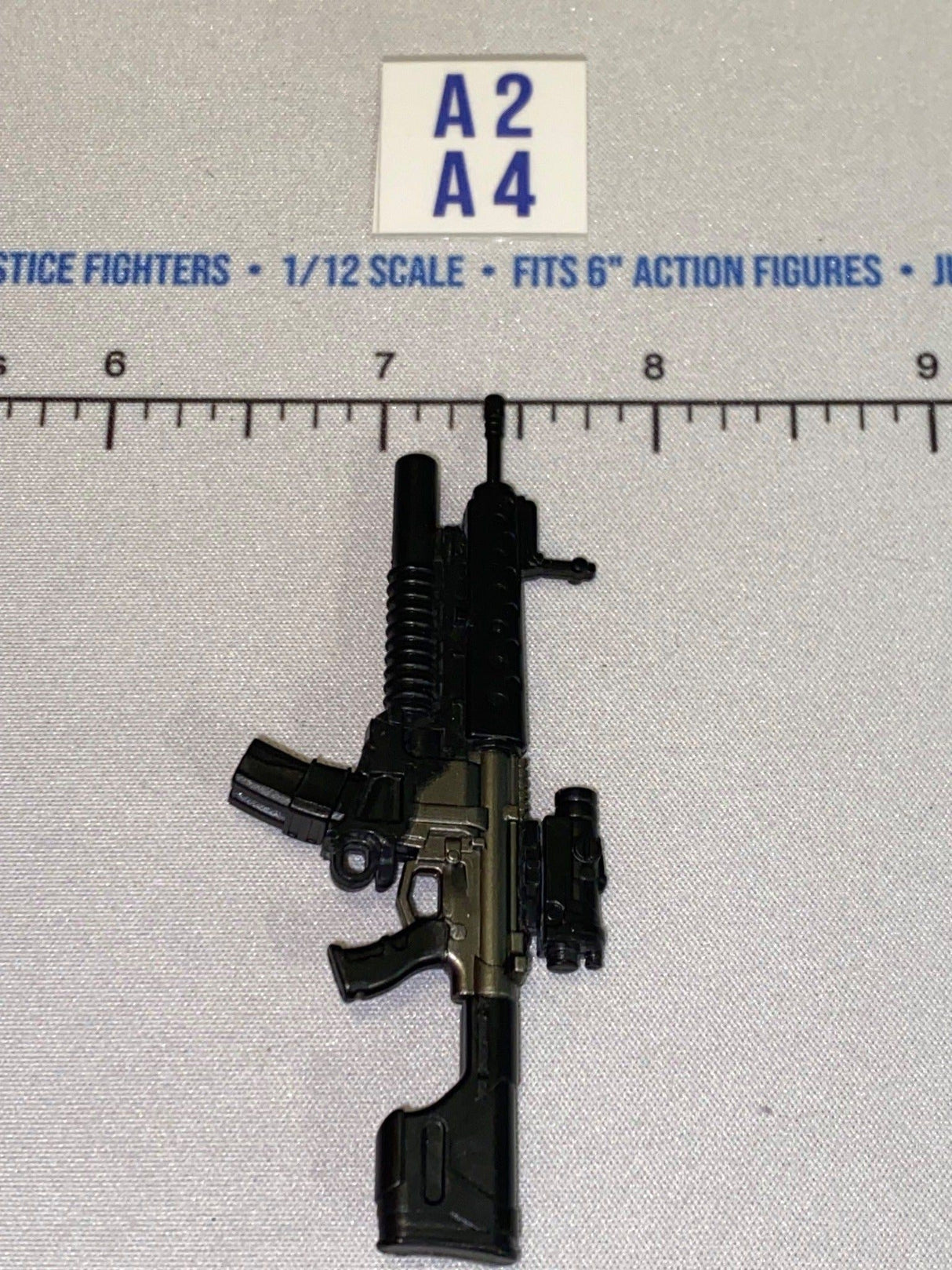 1/12 Scale Modern Era Tactical Assault Rifle with Scope and Grenade Launcher - Valaverse
