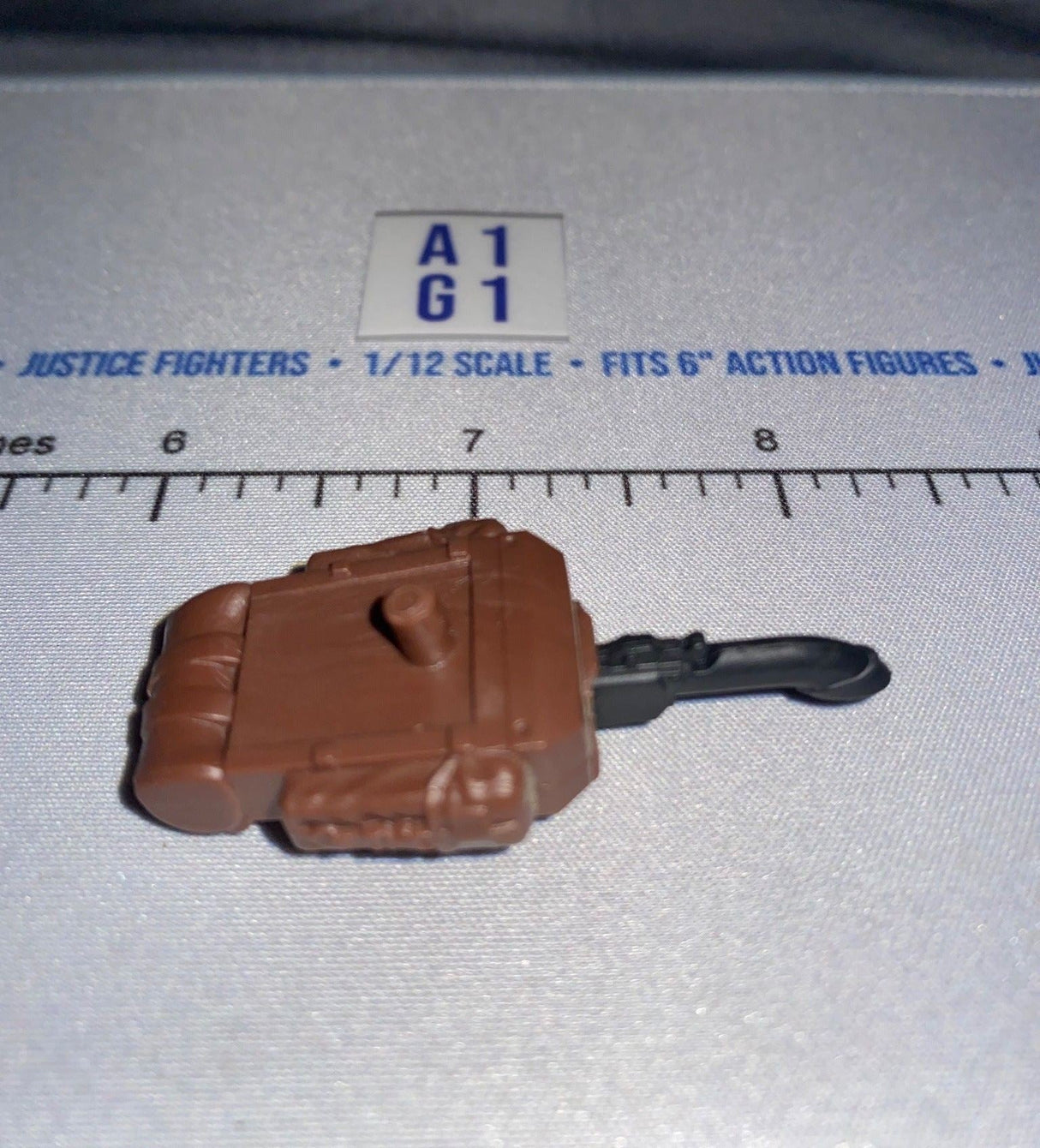 1/12 Scale Dreadnaught Backpack and Blood Effect Knife - GI Joe Classified