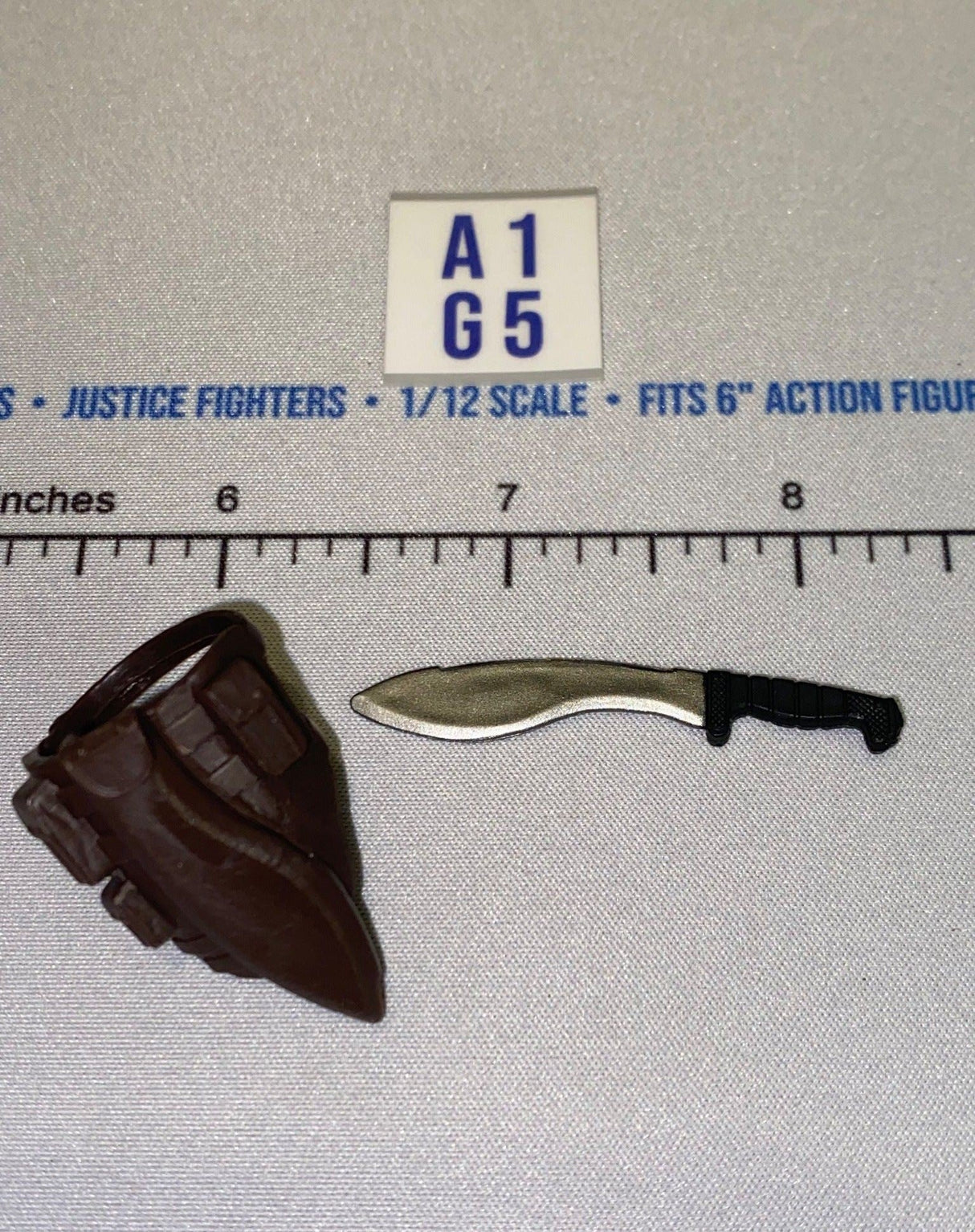 1/12 Scale Modern Era Combat Knife with Sheath - GI Joe Classified