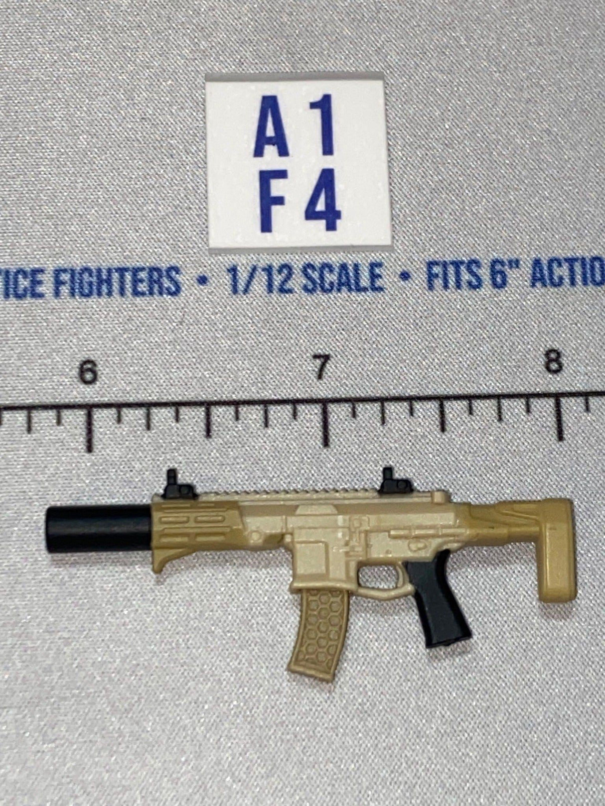 1/12 Scale Modern Era M4 Assault Rifle with Suppressor - Valaverse