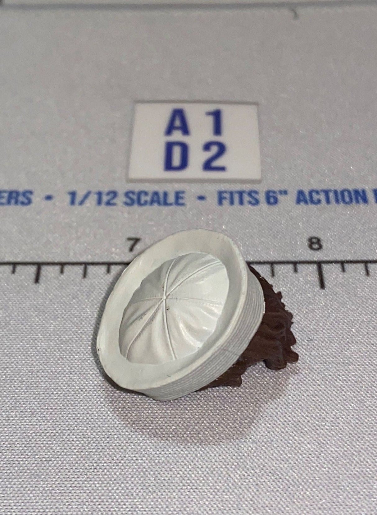 1/12 Scale WWII US Navy Hat / With Hair - GI Joe Classified