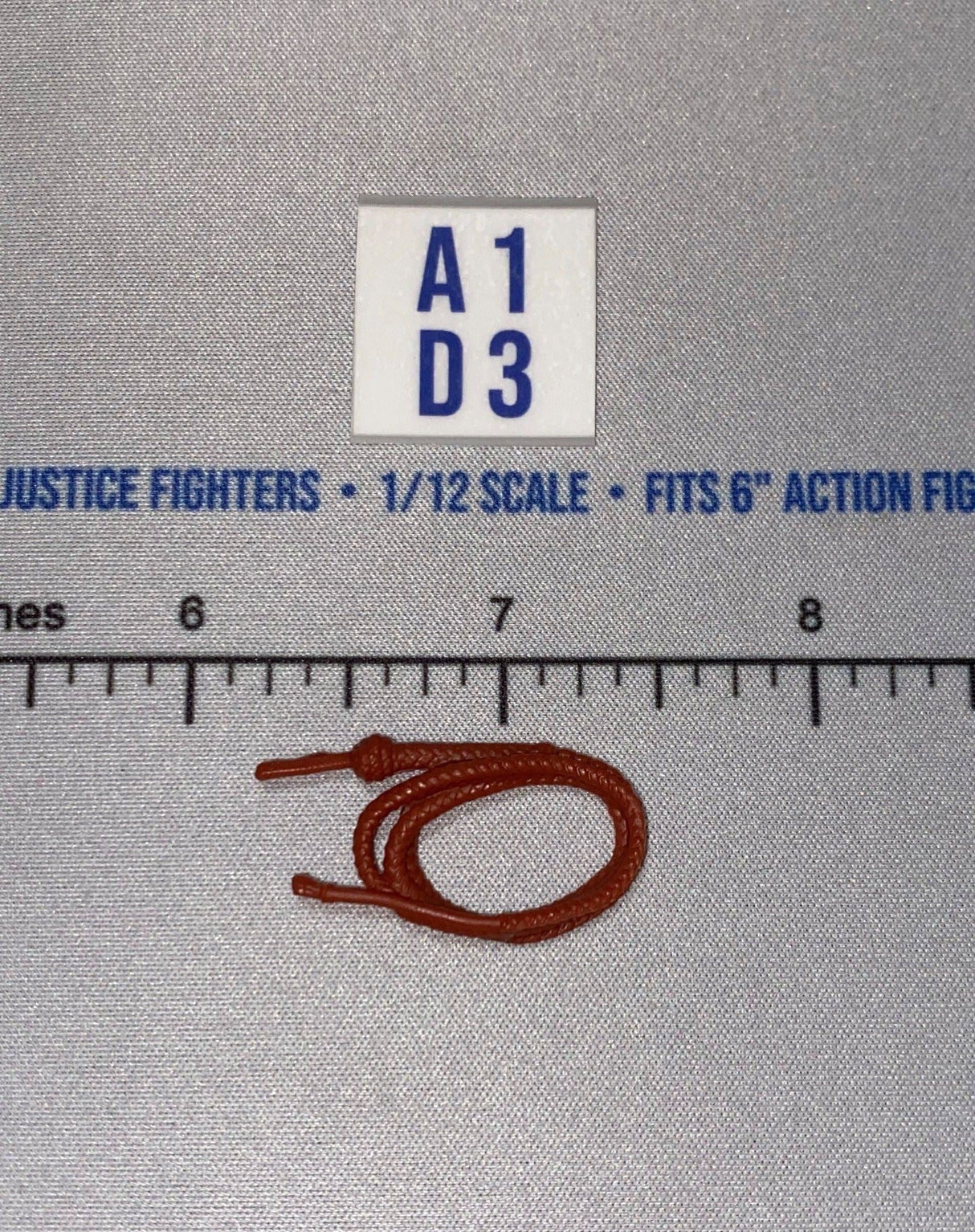 1/12 Scale Western Era Coiled Whip - Indiana Jones