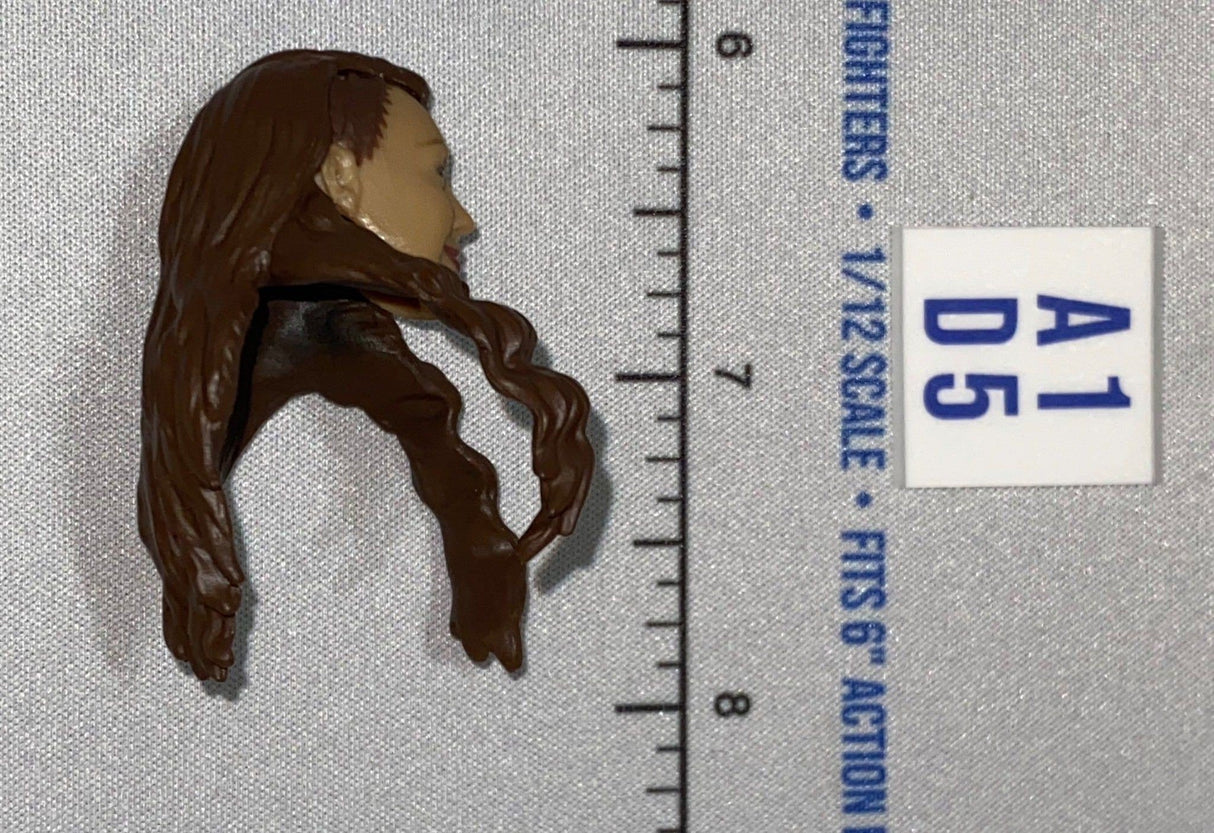 1/12 Scale Figure Sculpt - Female with Long Brown Hair - Mattel WWE
