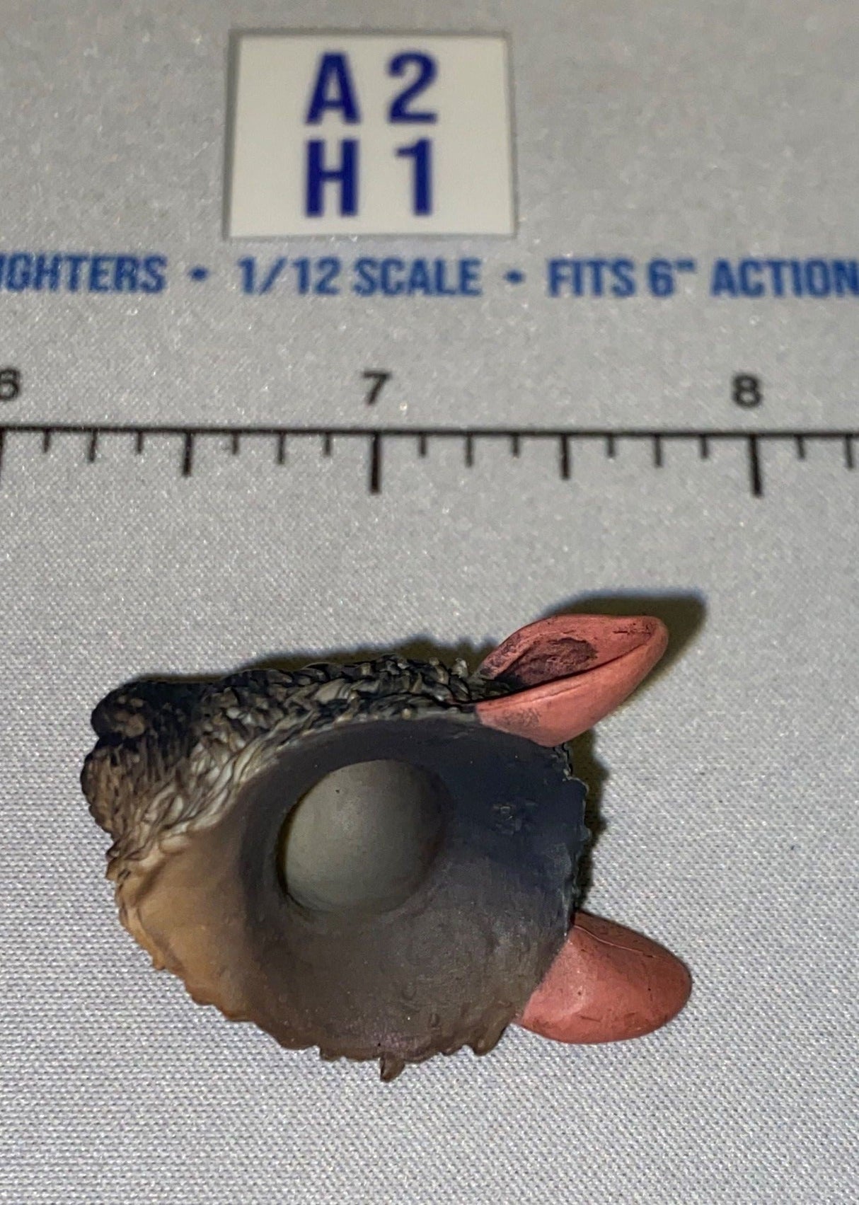 1/12 Scale Rat Head Sculpt, Dark Gray - Four Horsemen - Mythic Legions