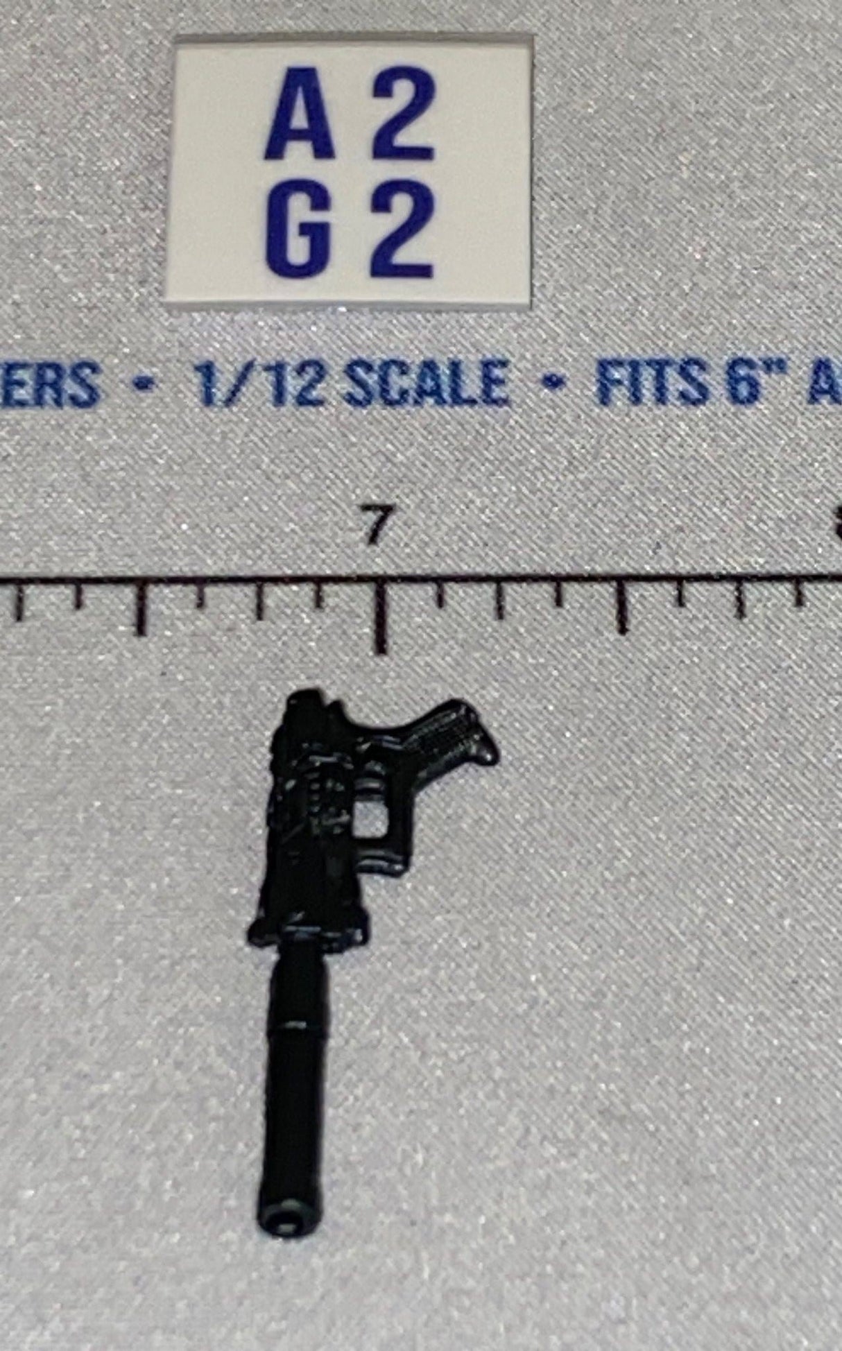 1/12 Scale Modern Era Tactical Pistol with Suppressor - GI Joe Classified