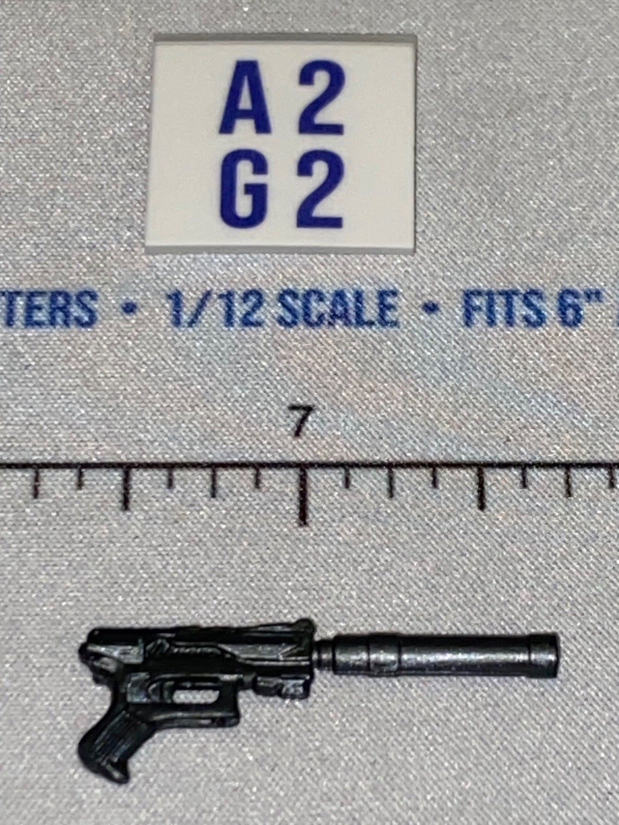 1/12 Scale Modern Era Tactical Pistol with Suppressor - GI Joe Classified
