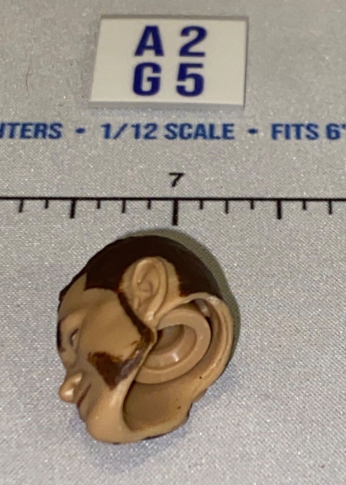 1/12 Scale Bald Male Head Sculpt