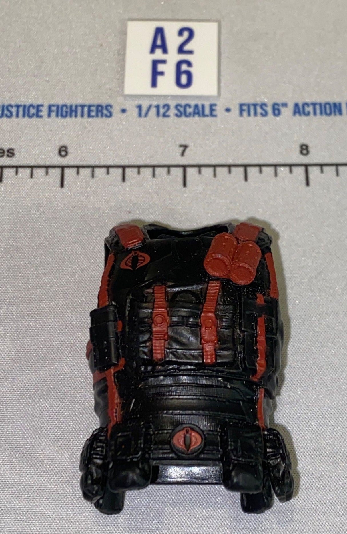 1/12 Scale Modern Era Cobra Tactical Vest Body Armor - GI Joe Classified