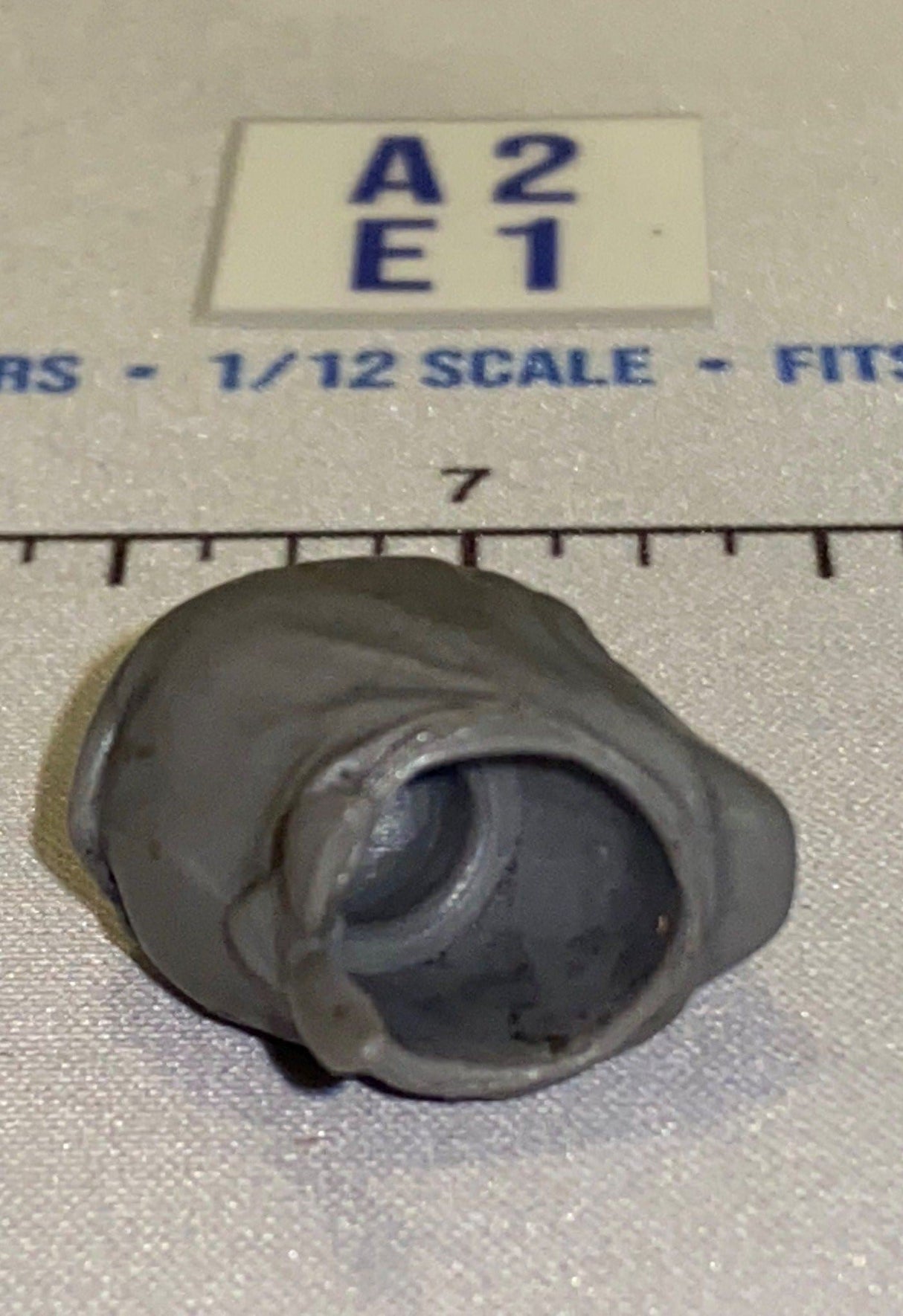1/12 Scale Ninja Grey Masked Head Sculpt