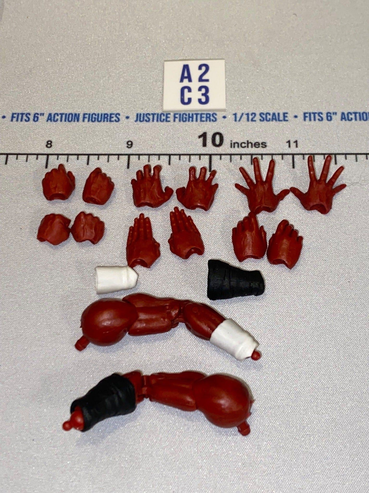 1/12 Scale Action Figure Arms and Interchangeable Hands Set - Icon Heroes