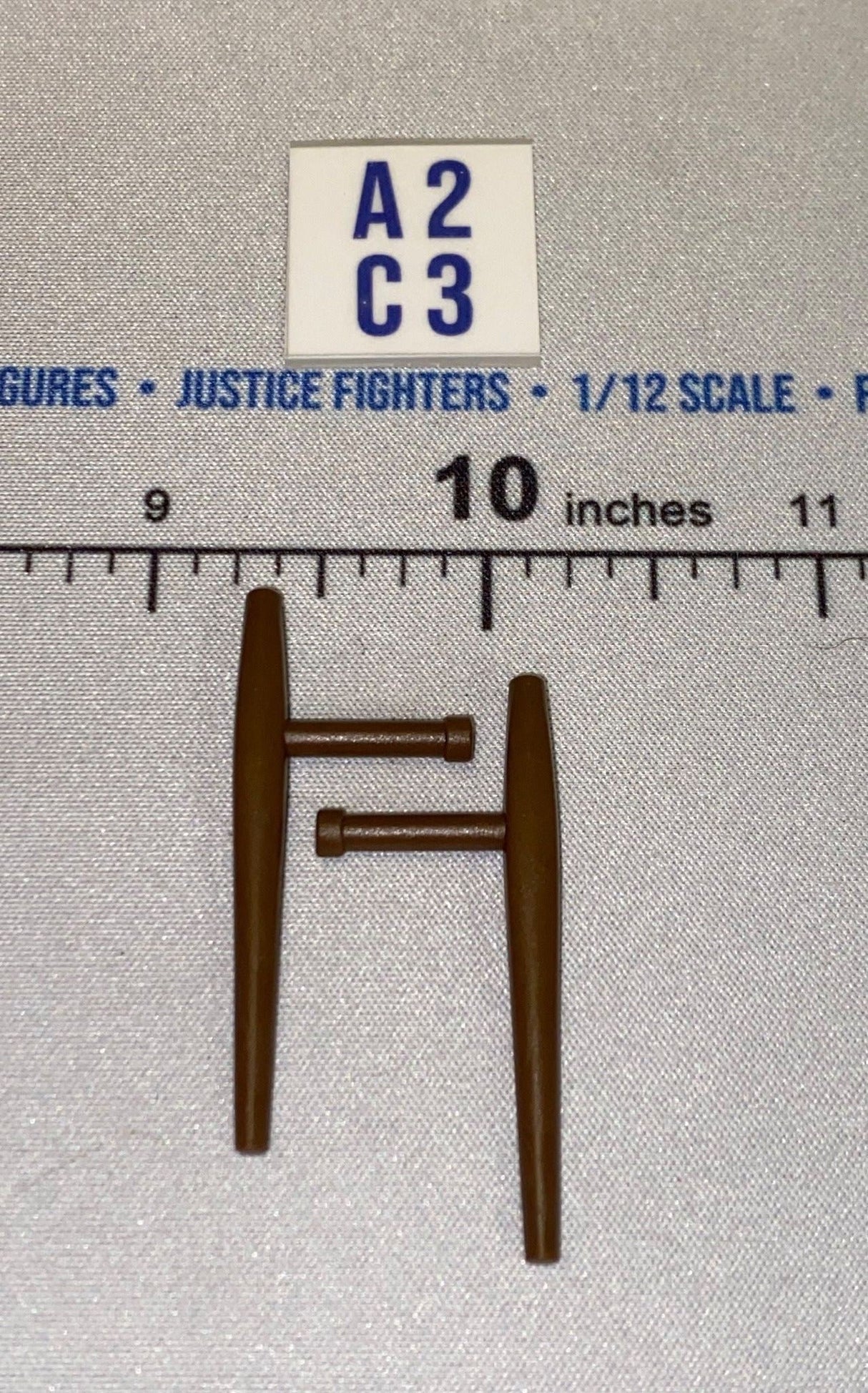 1/12 Scale Martial Arts Tonfa Weapon Set - Icon Heroes
