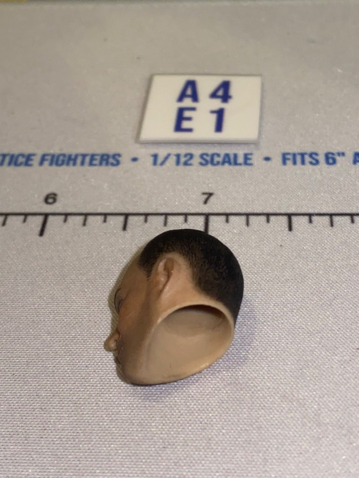 1/12 Scale Male Head Sculpt with Dark Hair - Horvath Saving Private Ryan