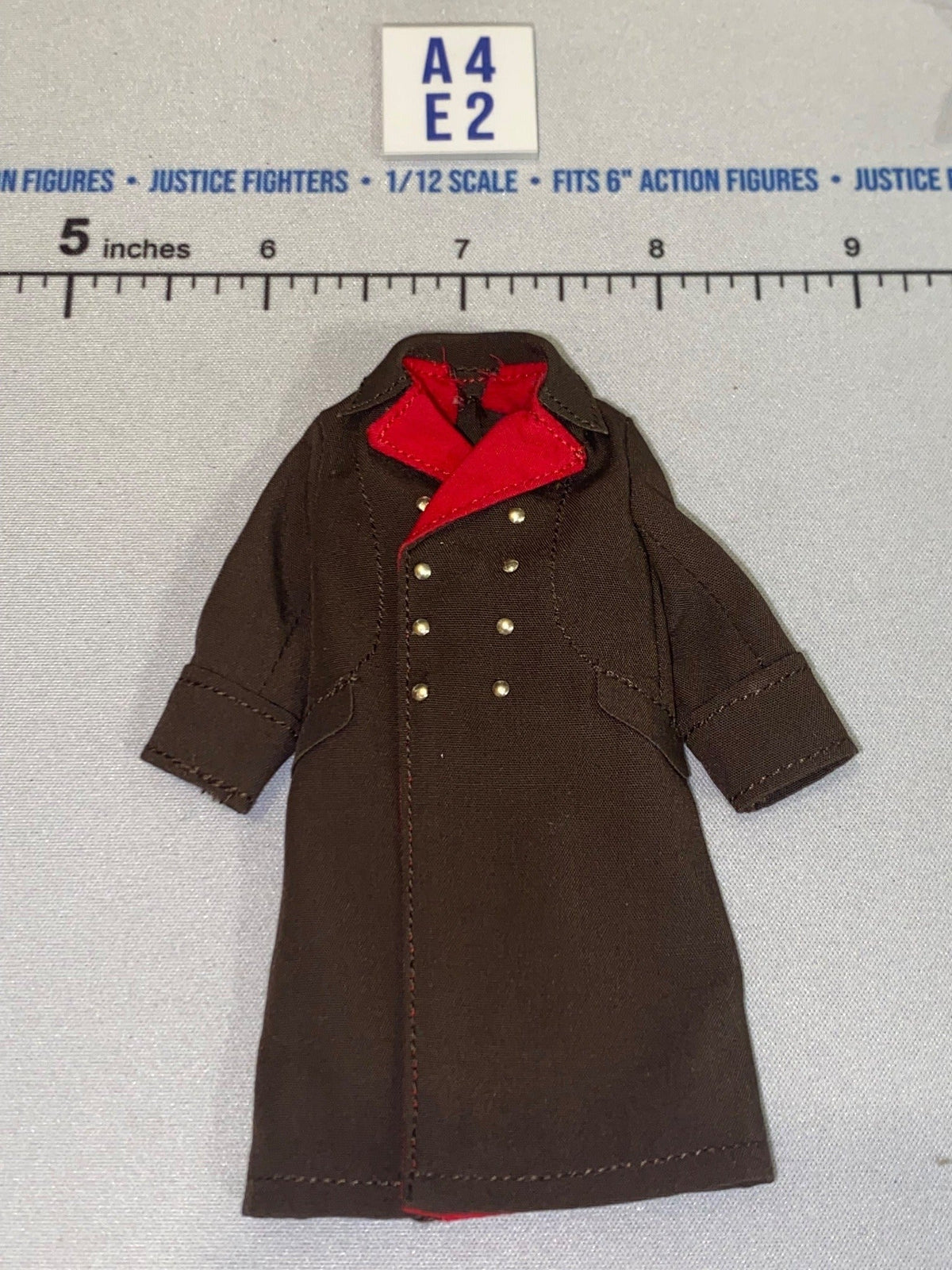 1/12 Scale WWII German Rommel Great Coat Trench Coat - DiD