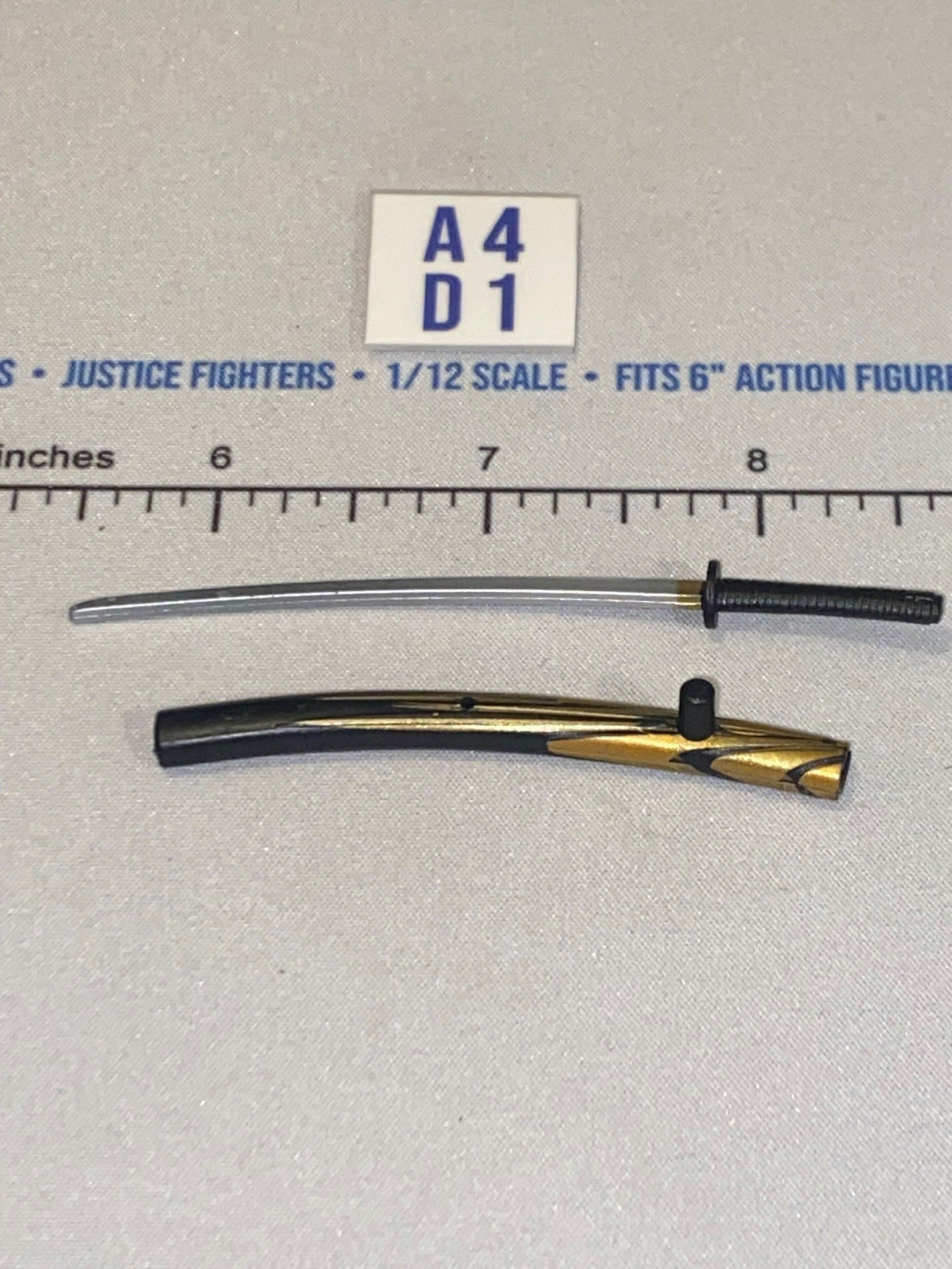 1/12 Scale Medieval Japanese Katana with Scabbard - GI Joe Classified