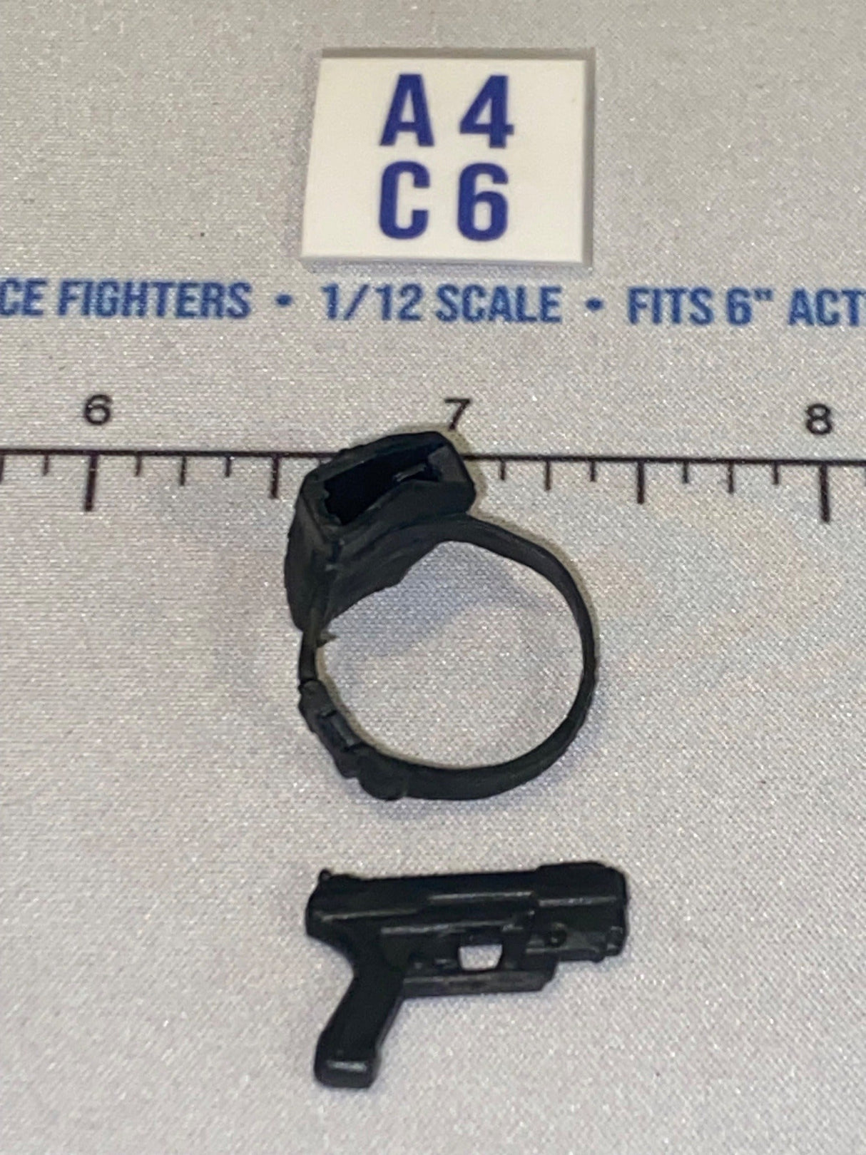 1/12 Scale Modern Era Pistol and Tactical Drop Leg Holster - GI Joe Classified