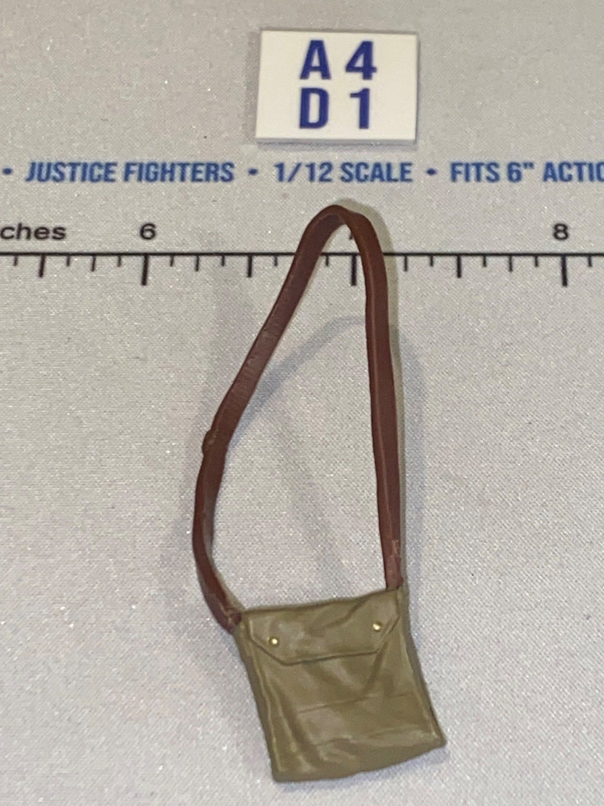 1/12 Scale WWII Era Shoulder Bag with Strap - Indiana Jones