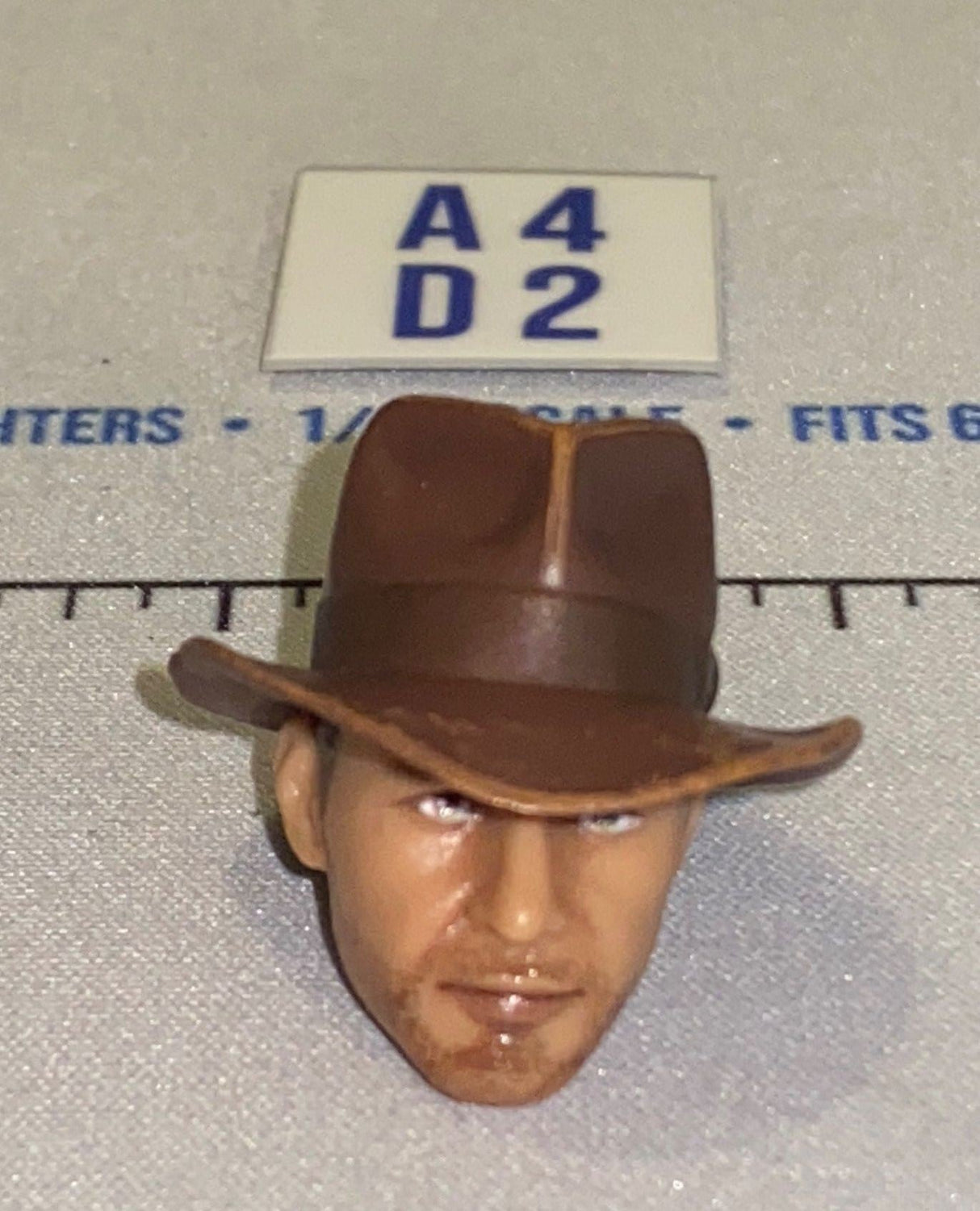 1/12 Scale Indiana Jones Head Sculpt with Hat