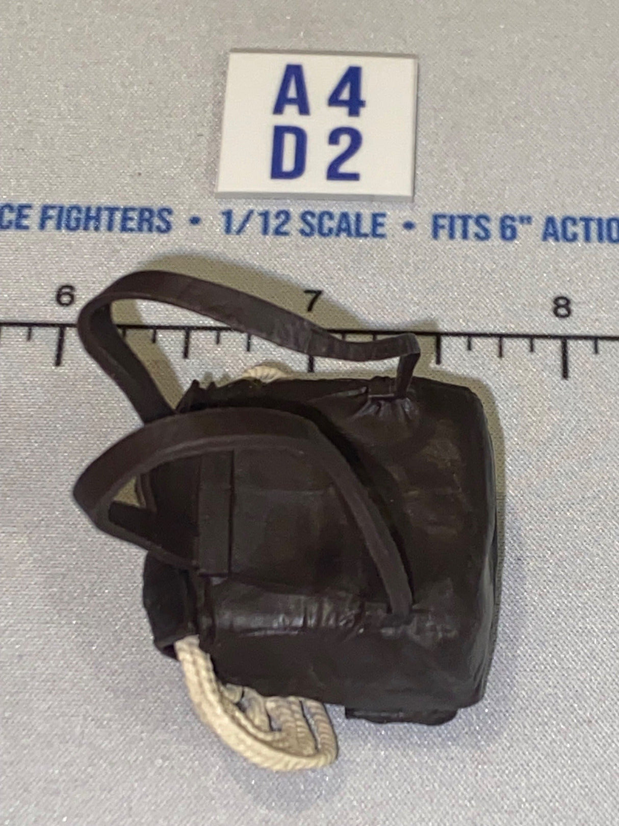 1/12 Scale Adventure WWII Era Backpack with Rope and Hatchet- Indiana Jones
