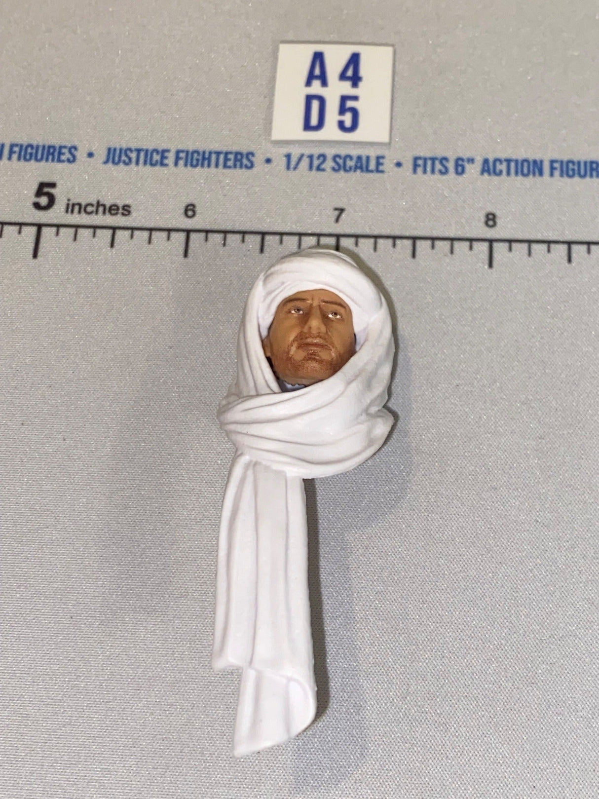 1/12 Scale Male Head Sculpt with Kufiya - Indiana Jones