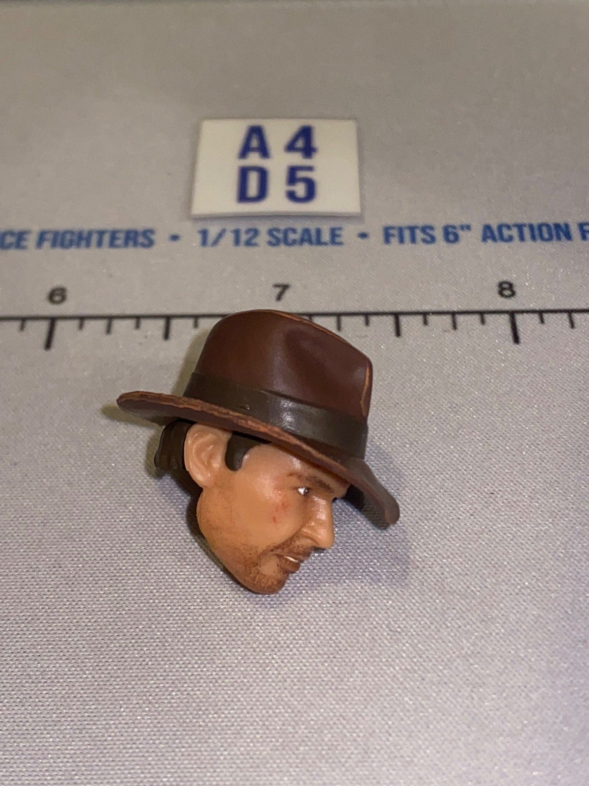 1/12 Scale Indiana Jones Head Sculpt with Hat