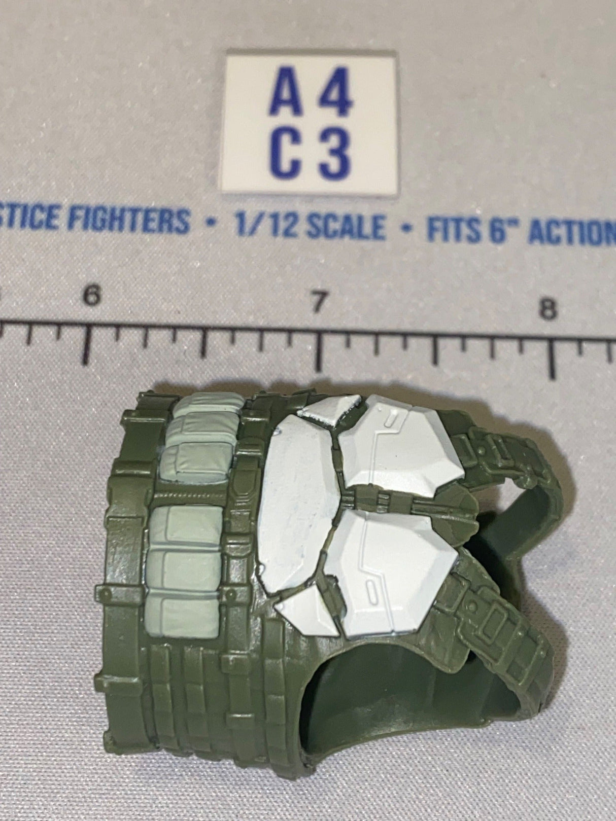 1/12 Scale Valaverse Modern Era Olive Drab Tactical Plate Carrier Vest with Ammunition Pouches