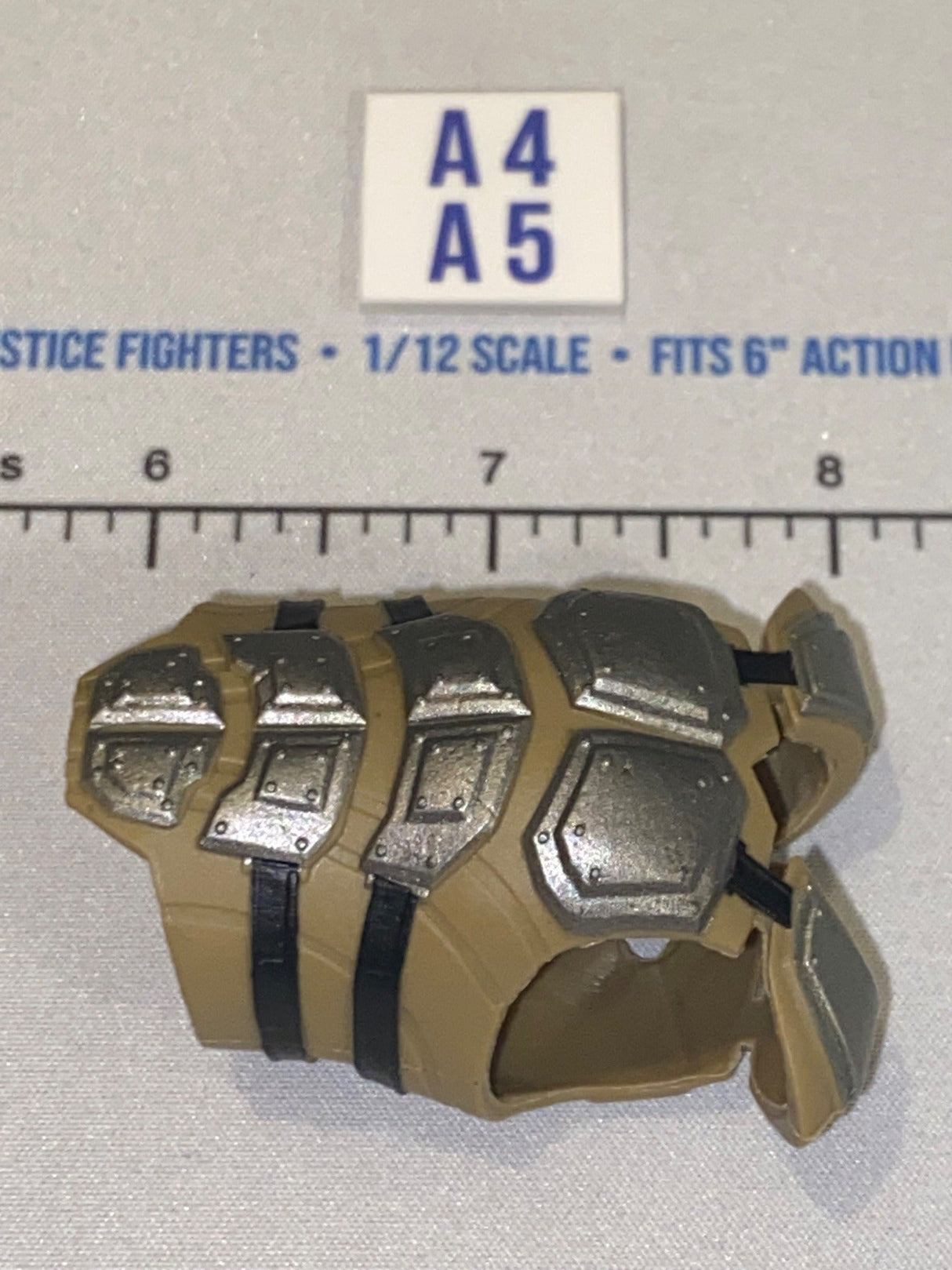 1/12 Scale Science Fiction Modern Era Tan Tactical Body Armor Vest - Valaverse