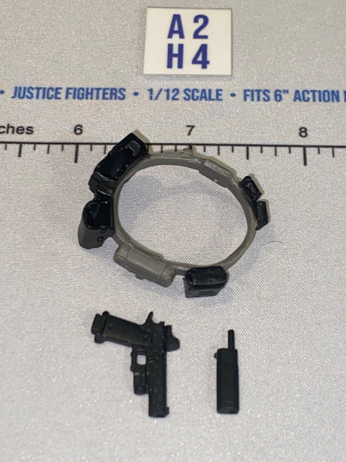 1/12 Scale Modern Era Pistol Holster and Gun Belt - Valaverse