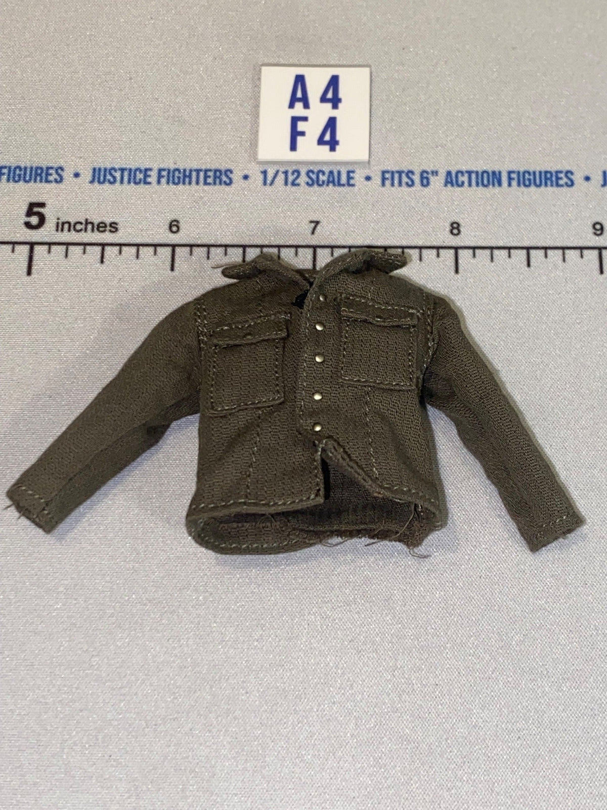 1/12 Scale WWII US Field Shirt - Olive Drab - DID Reiben BAR Gunner