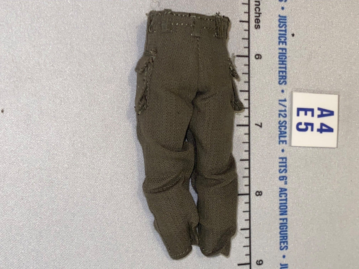1/12 Scale WWII US Olive Drab HBT Pants - DID Reiben BAR Guner