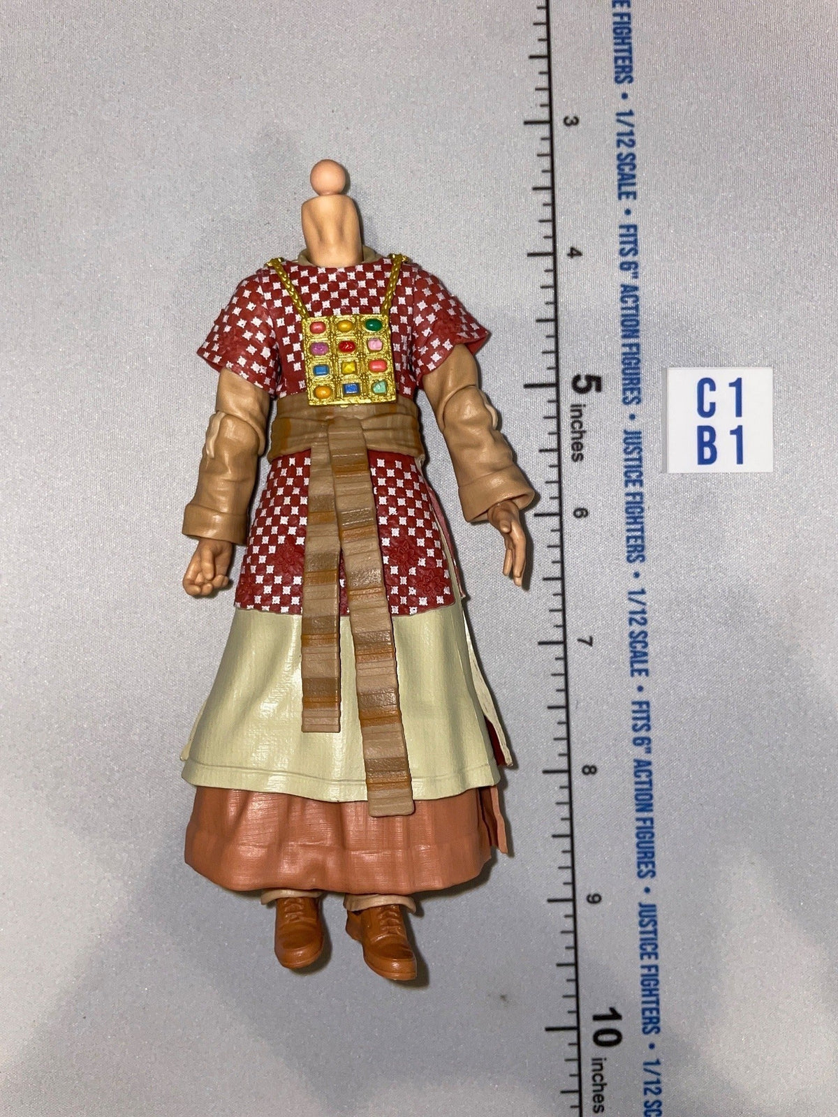 1/12 Scale Ancient High Priest Robed Figure Body - Indiana Jones