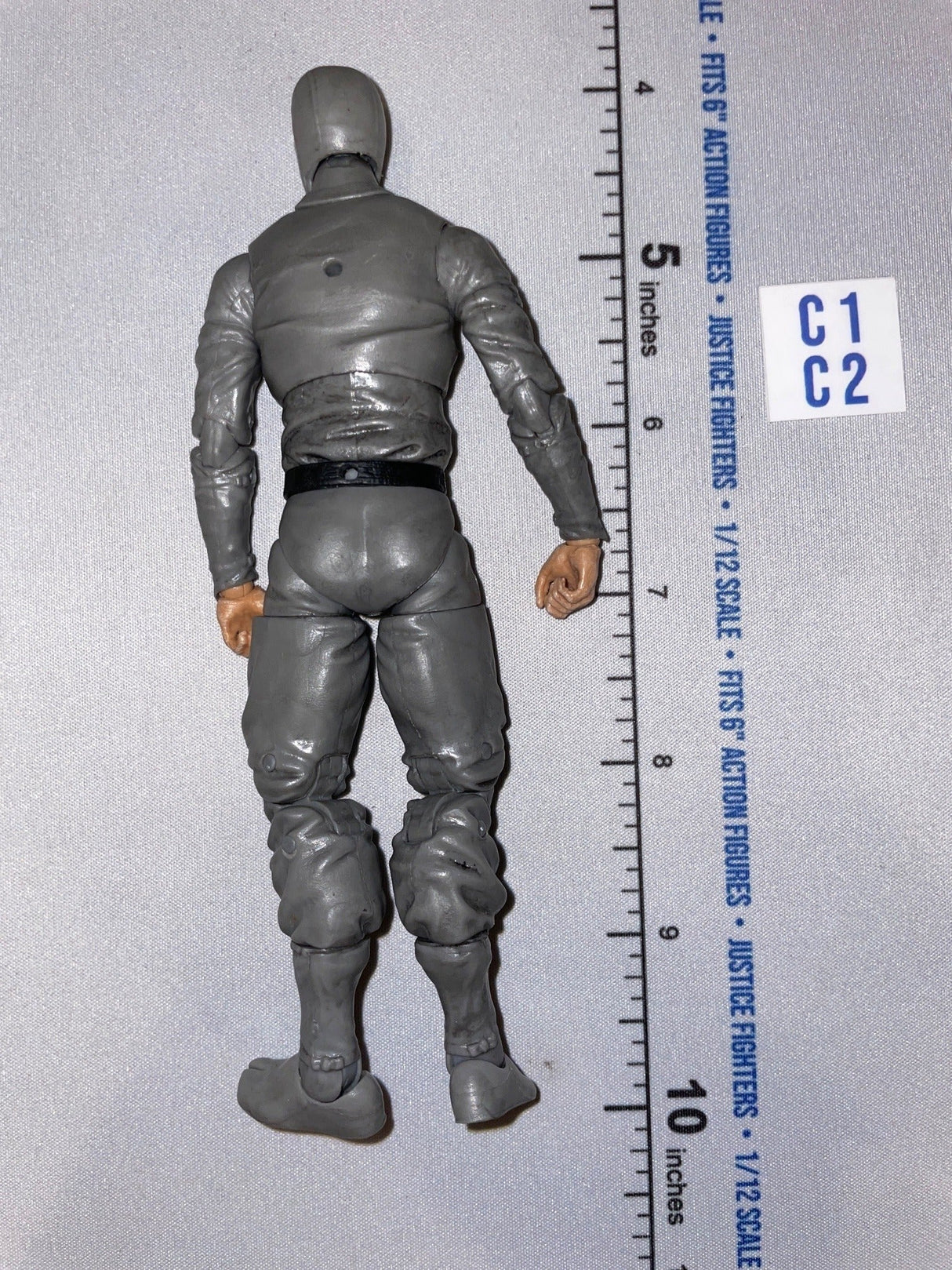 1/12 Scale Modern Era Gray Ninja Action Figure - Icon Heroes