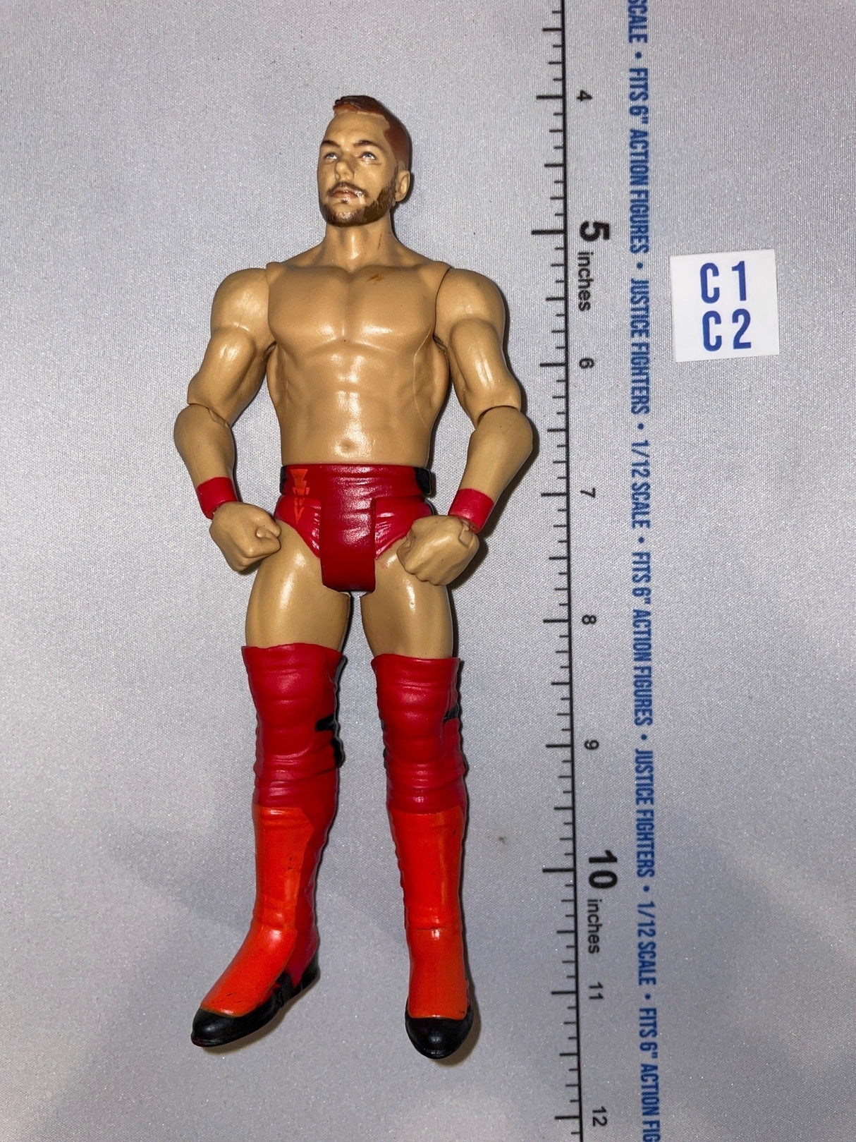1/12 Scale Modern Era Male Wrestler Action Figure - Mattel WWE