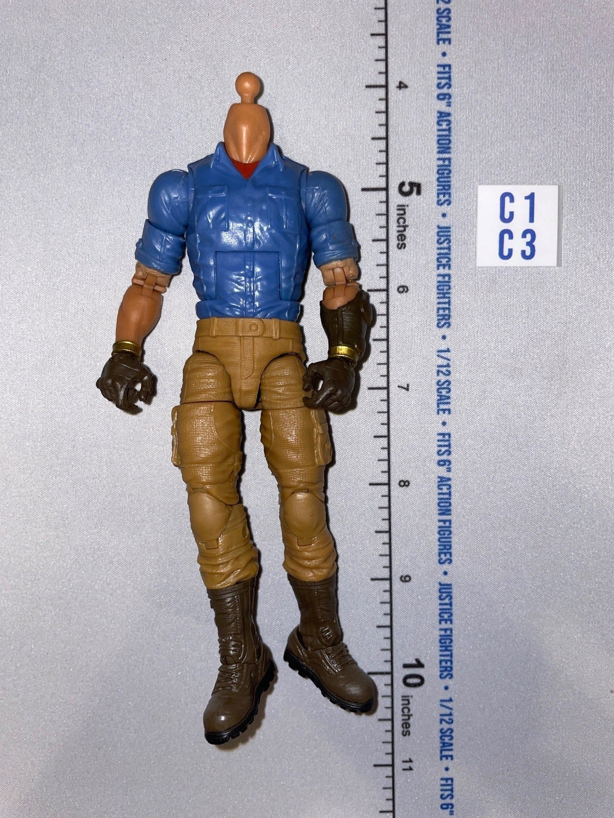 1/12 Scale Modern Era Male Spirit Figure Body - Headless - GI Joe Classified