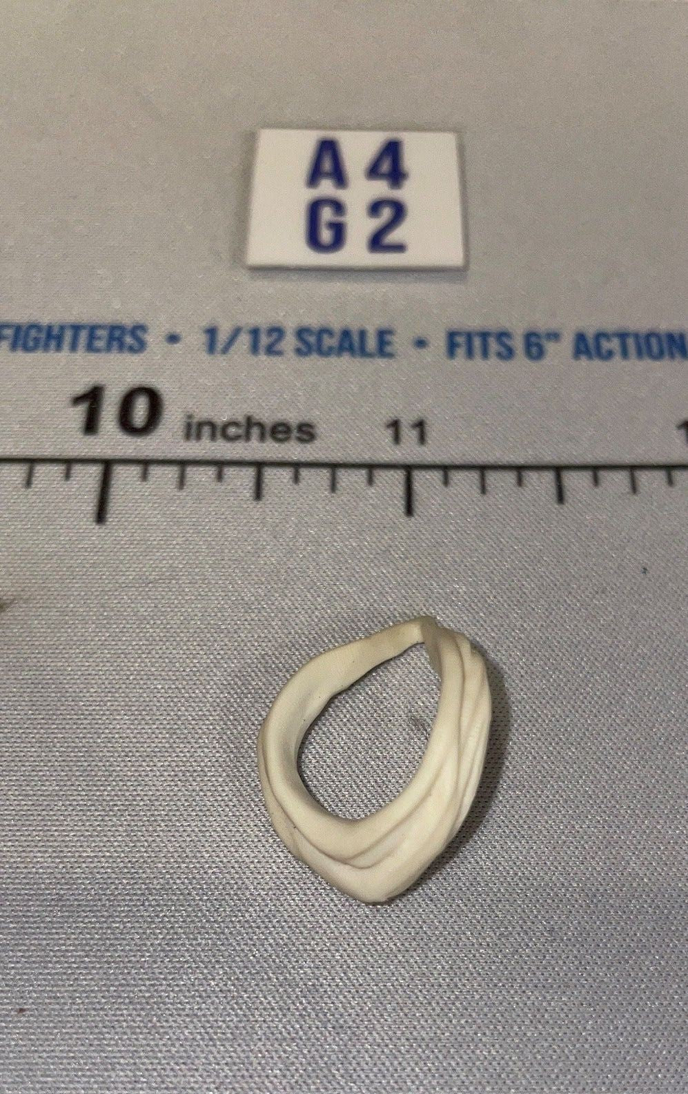 1/12 Scale White Bandana Neck Scarf