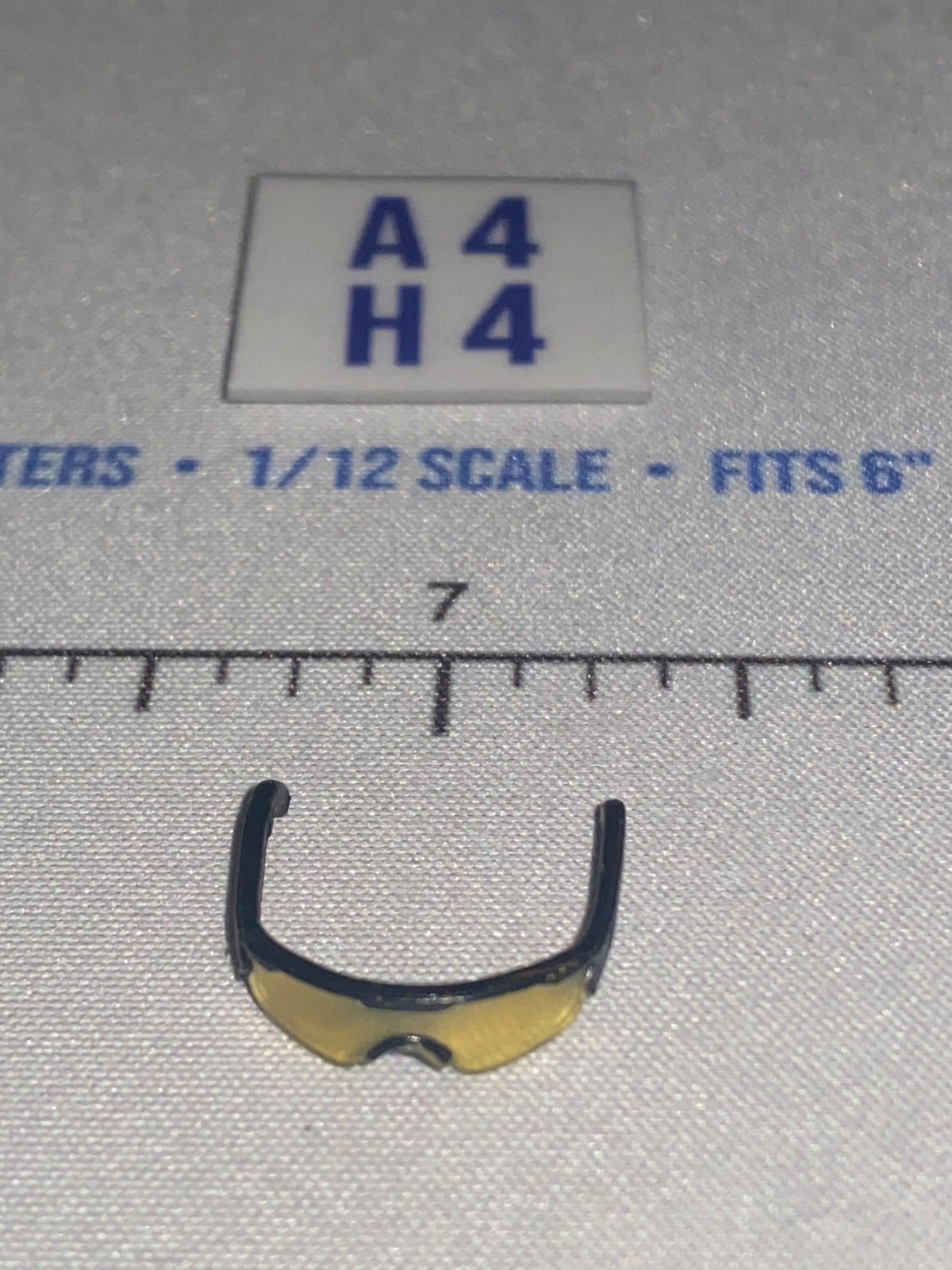 1/12 Scale Modern Era Tactical Sunglasses - Yellow Lens - Valaverse