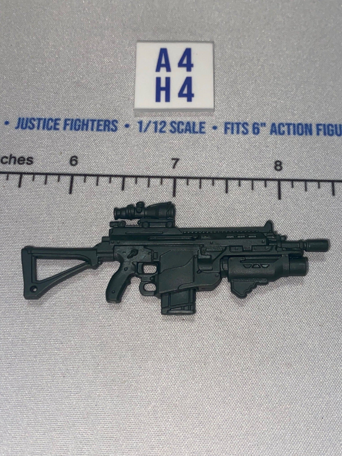 1/12 Scale GI Joe Classified Modern Era Assault Rifle with Optic / Grenade Launcher