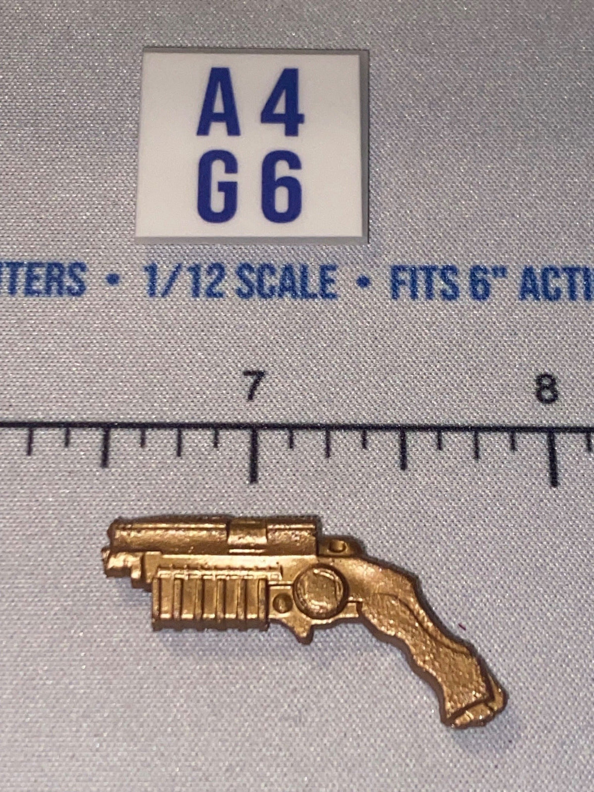1/12 Scale Science Fiction Futuristic Blaster Pistol