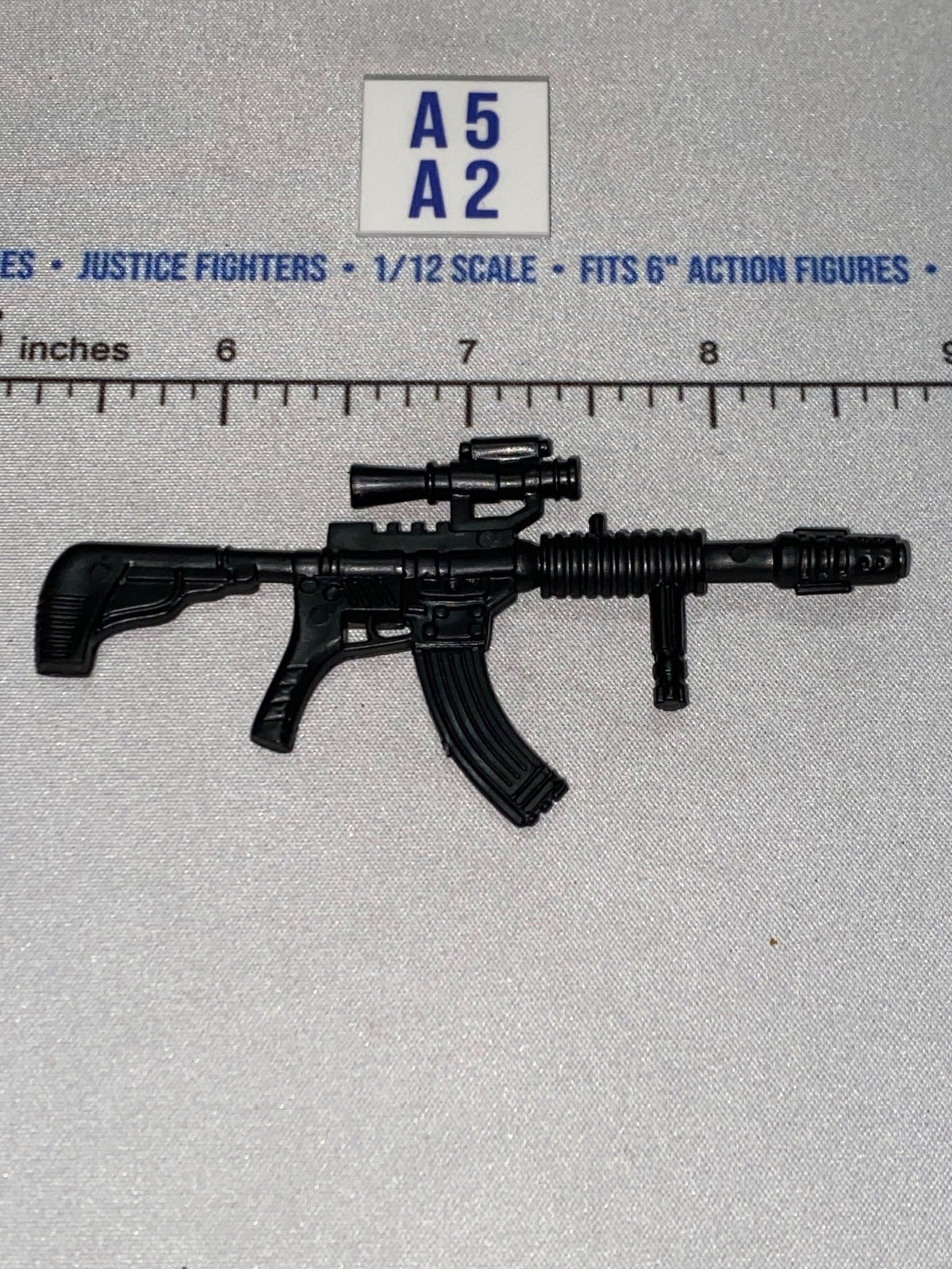 1/12 Scale Modern Era Tactical Assault Rifle with Scope and Foregrip - GI Joe Classified
