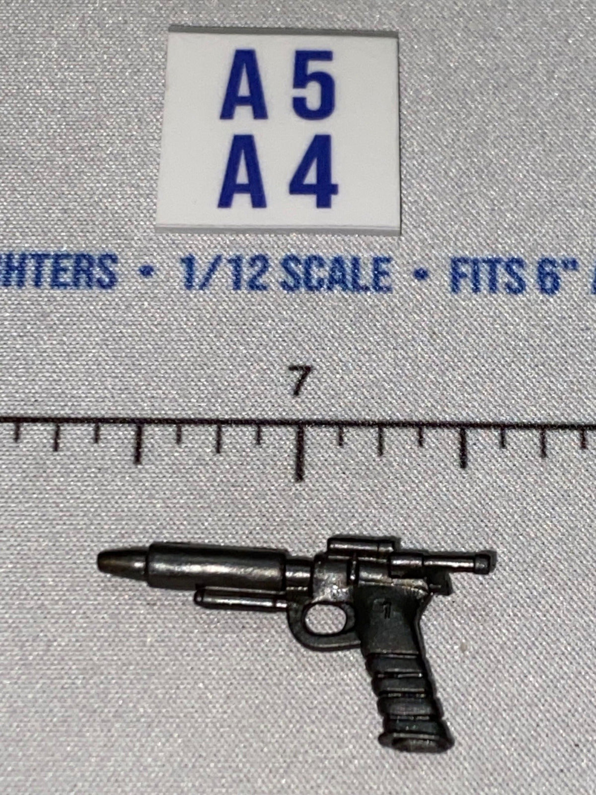 1/12 Scale Star Wars Black Series Science Fiction Blaster Pistol - Gunmetal Gray
