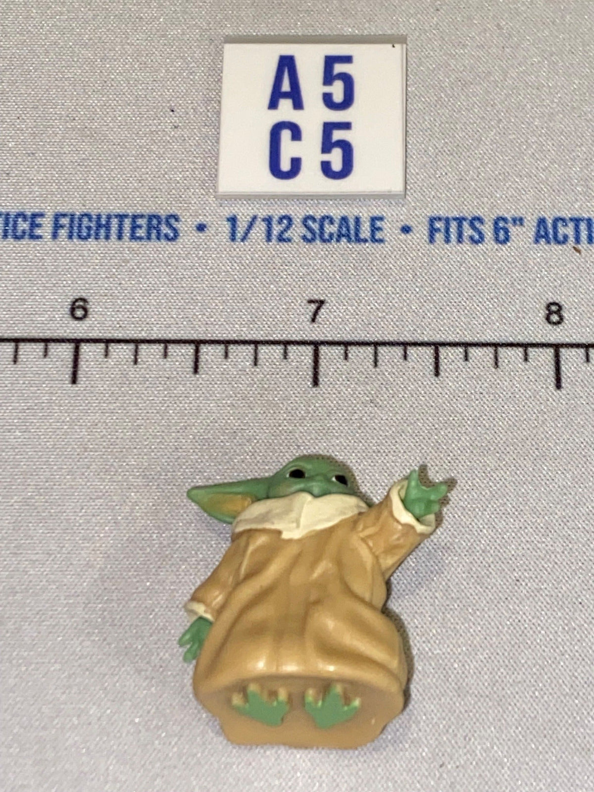 1/12 Scale Star Wars Grogu The Child Using The Force Action Figure - Mandalorian