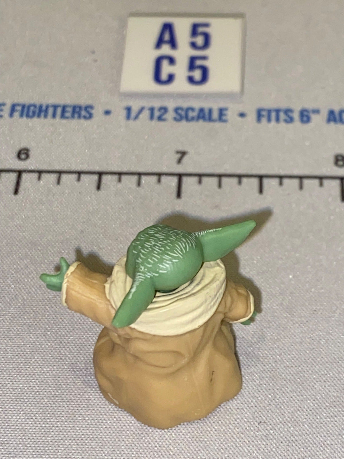1/12 Scale Star Wars Grogu The Child Using The Force Action Figure - Mandalorian