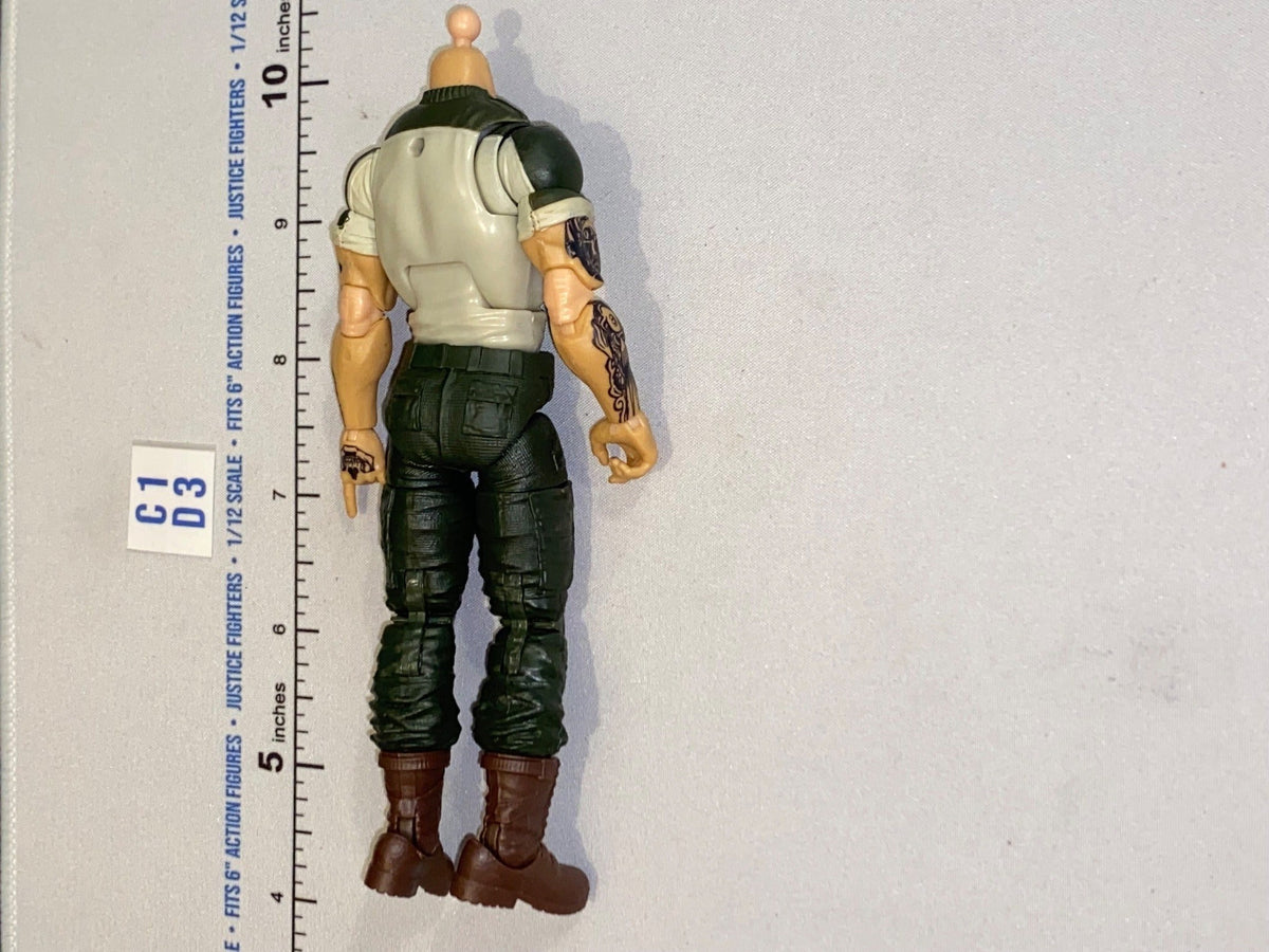 1/12 Scale GI Joe Classified Modern Era Action Figure Body - Headless with Tattoos