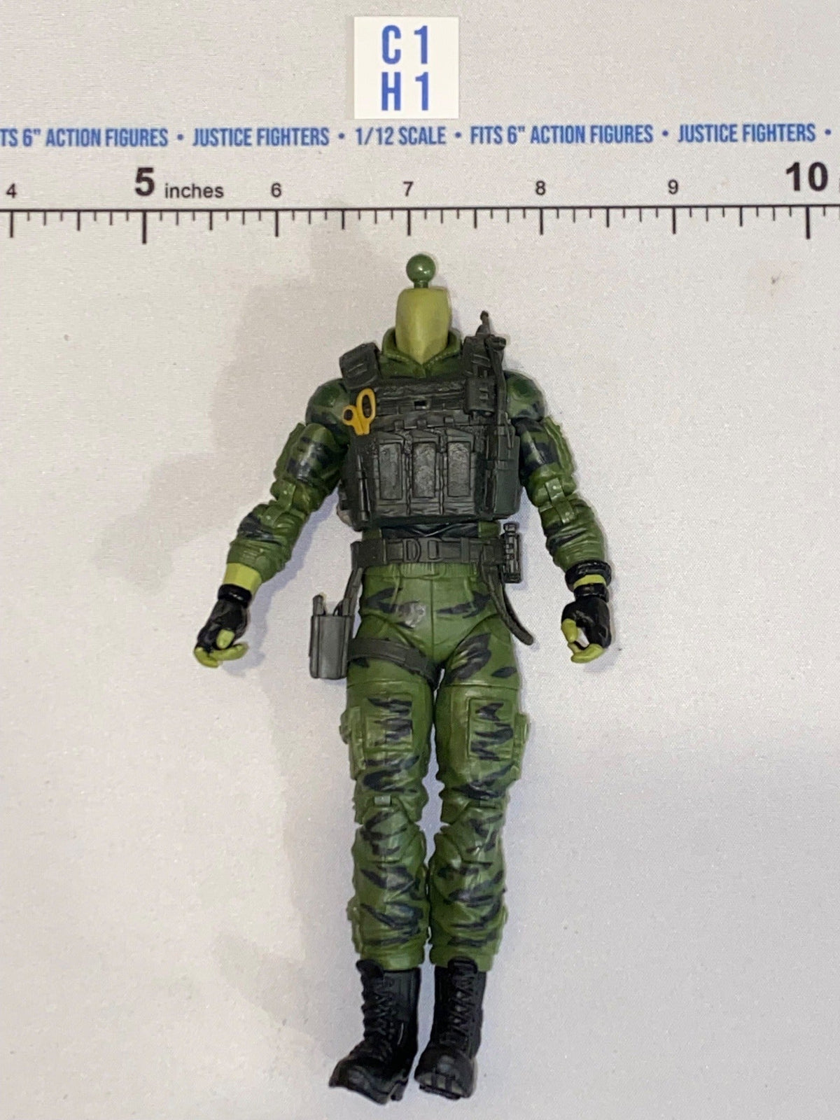 1/12 Scale Modern Era Tactical Operator Figure Body - No Head