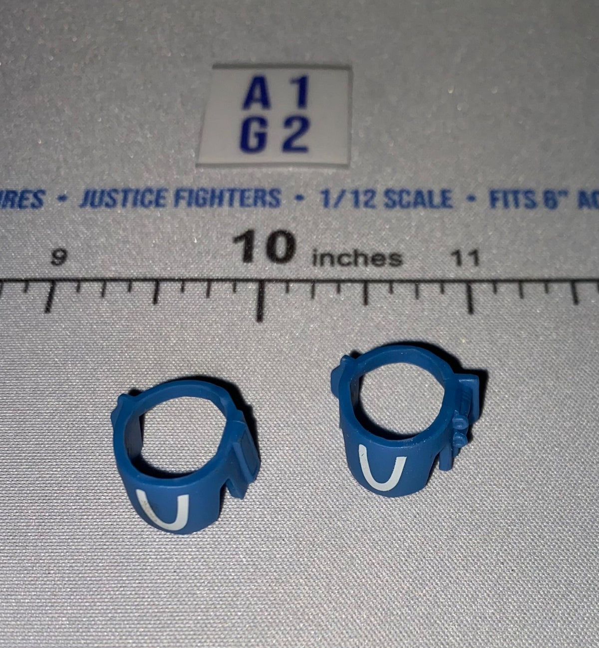 1/12 Scale Mandalorian Knee Pads - Star Wars Black Series