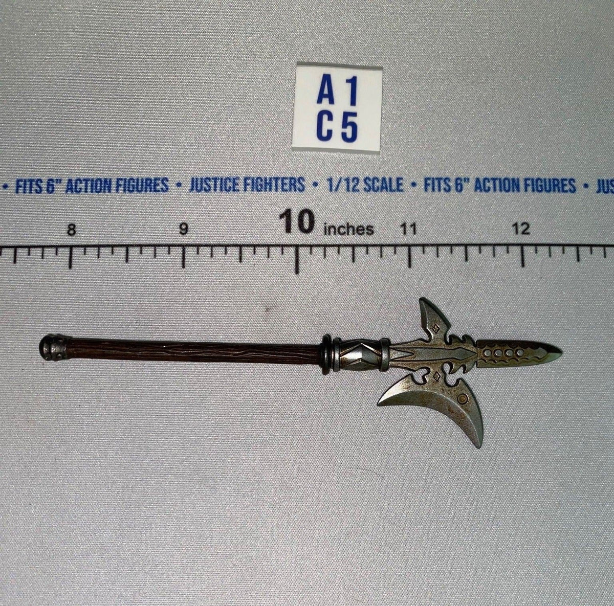 1/12 Scale Medieval Fantasy Spear with Crescent Blade - Four Horsemen - Mythic Legions