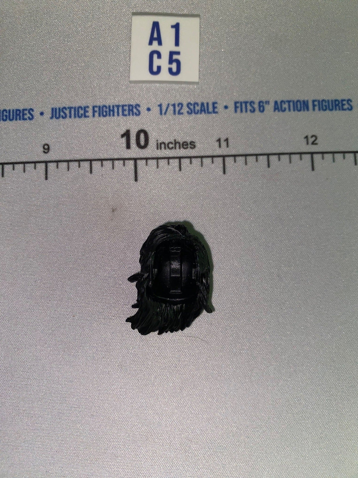 1/12 Scale Long Black Hair for Head Sculpt - GI Joe Classified