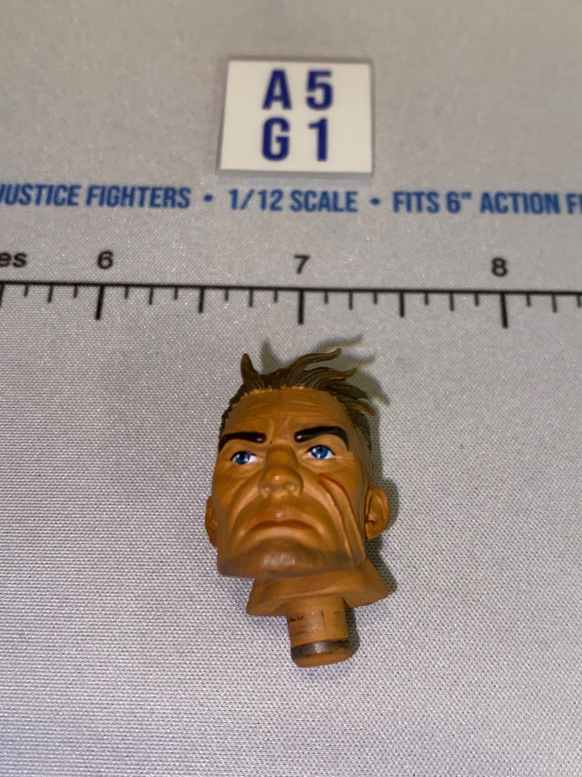 1/12 Scale Male Head Sculpt with Brown Hair - Four Horsemen - Mythic Legions