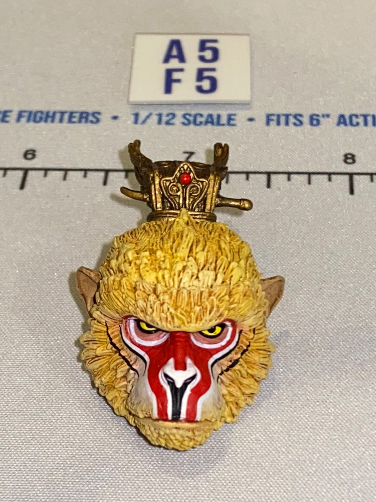1/12 Scale Sun Wukong Monkey King Head Sculpt - Four Horsemen - Mythic Legions