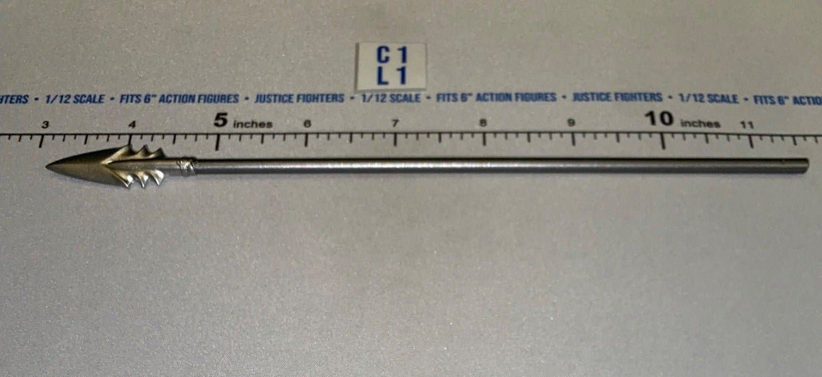 1/12 Scale Ancient Fantasy Barbed Spear Weapon