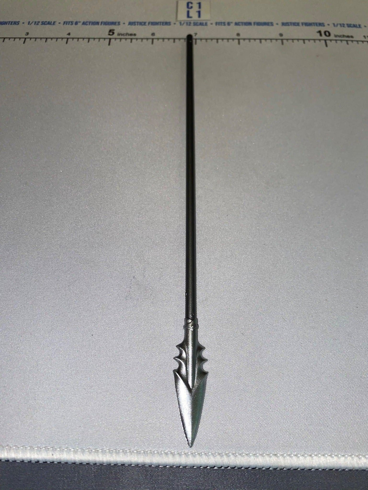 1/12 Scale Ancient Fantasy Barbed Spear Weapon